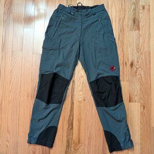 MAMMUT Dryskin Soft shell Outdoor Cargo Pant Schoeller Mens 44 Hiking